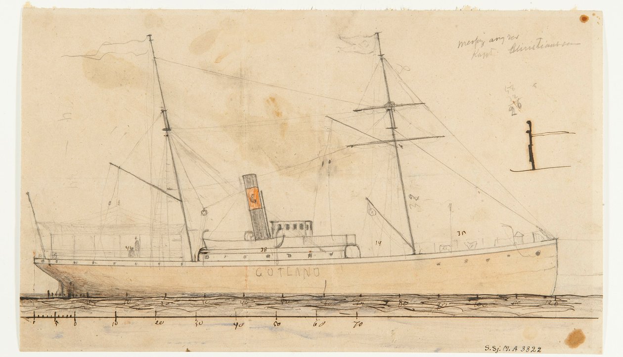 Angfartyget GOTLAND tekijältä Per Wilhelm Cedergren