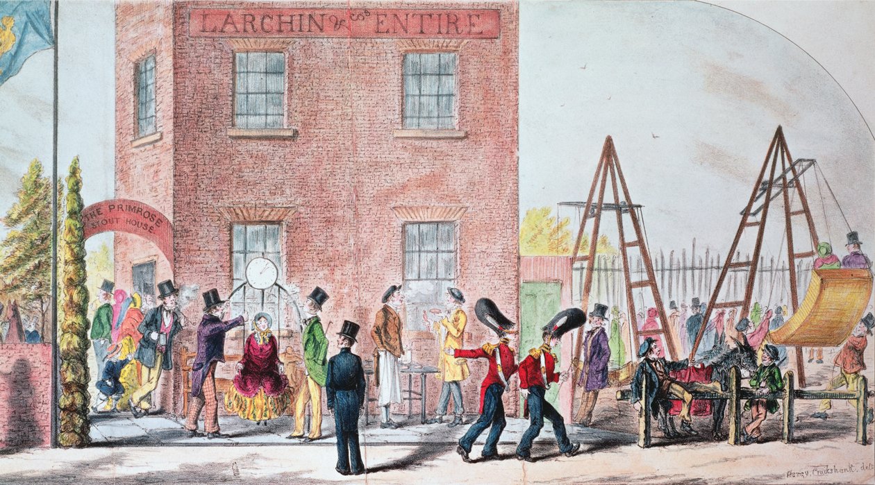 Huonekalut ja erilaiset esineet 1100- ja 1300-luvuilta tekijältä Percy Cruikshank