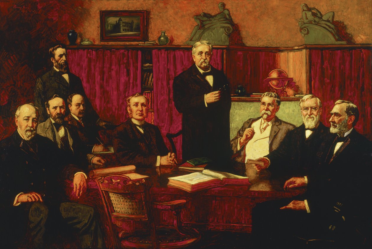 Detroitin taidemuseon ensimmäinen johtokunta, 1907 tekijältä Percy Ives
