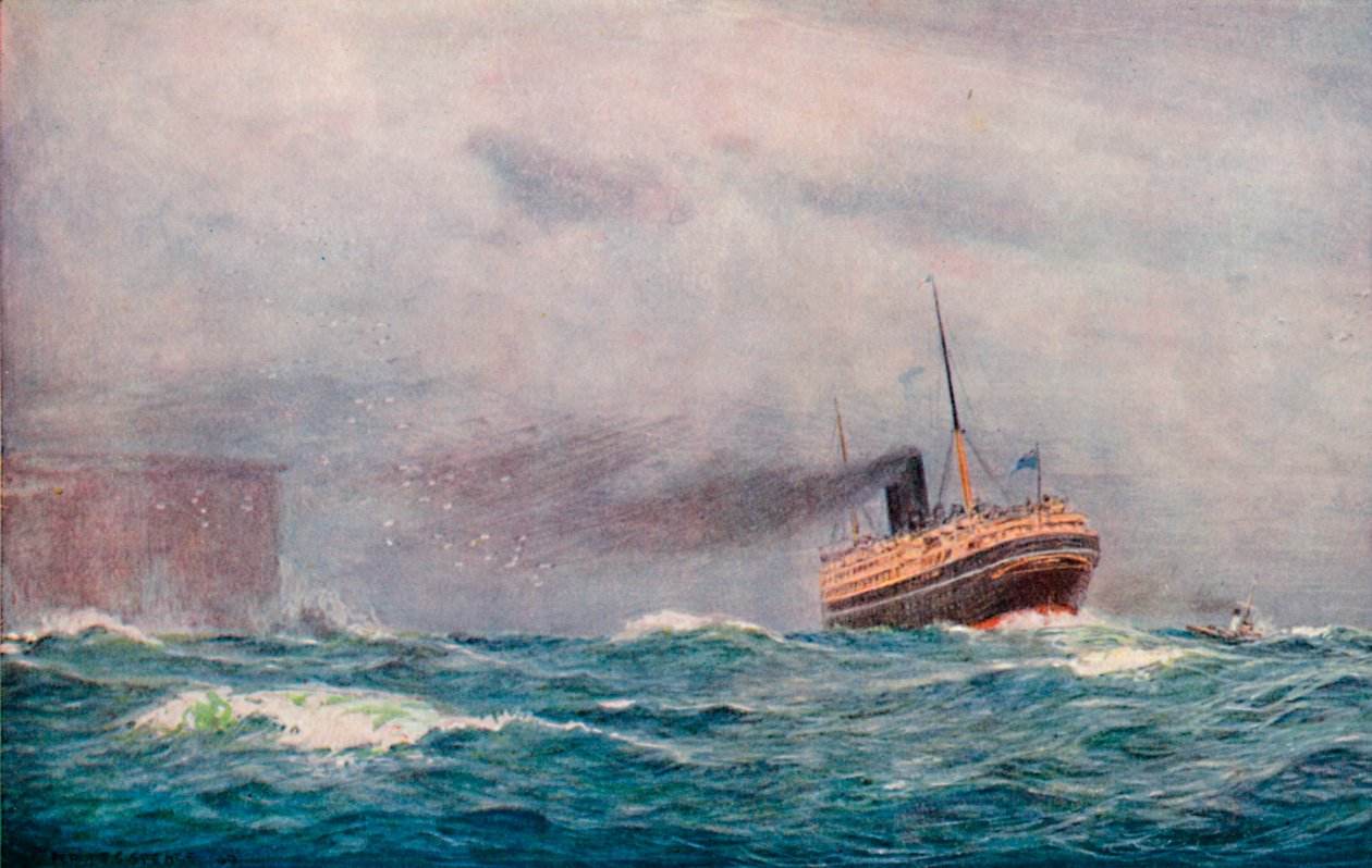 A P. & O. Steamer Outward Bound, 1913 tekijältä Percy F.S. Spence