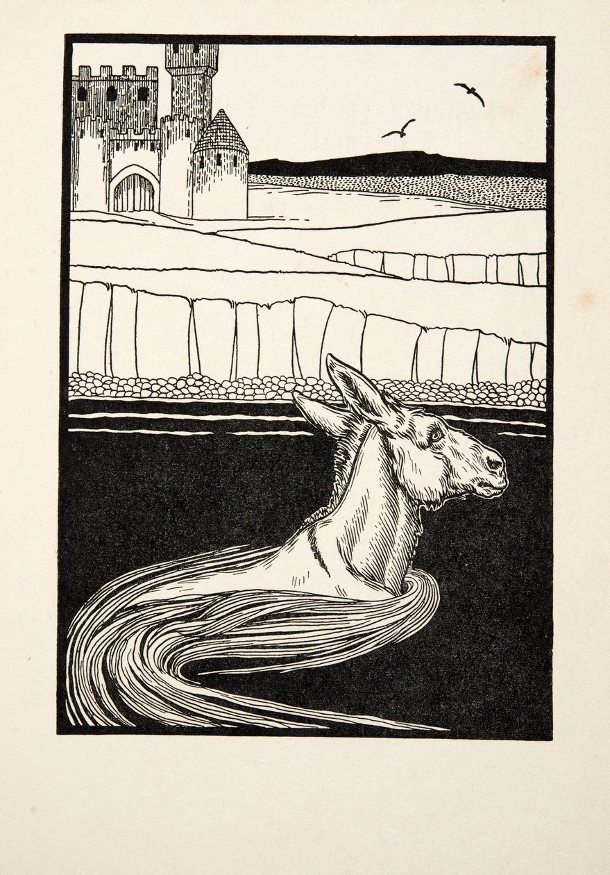 An Ass Cast Away, kirjasta A Hundred Anecdotes of Animals, pub. 1924 tekijältä Percy J. Billingshurst