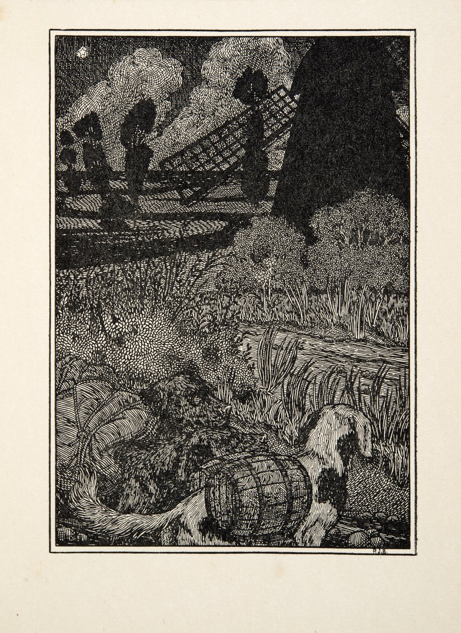 Canine Smugglers, sarjasta A Hundred Anekdotes of Animals, pub. 1924 tekijältä Percy J. Billingshurst