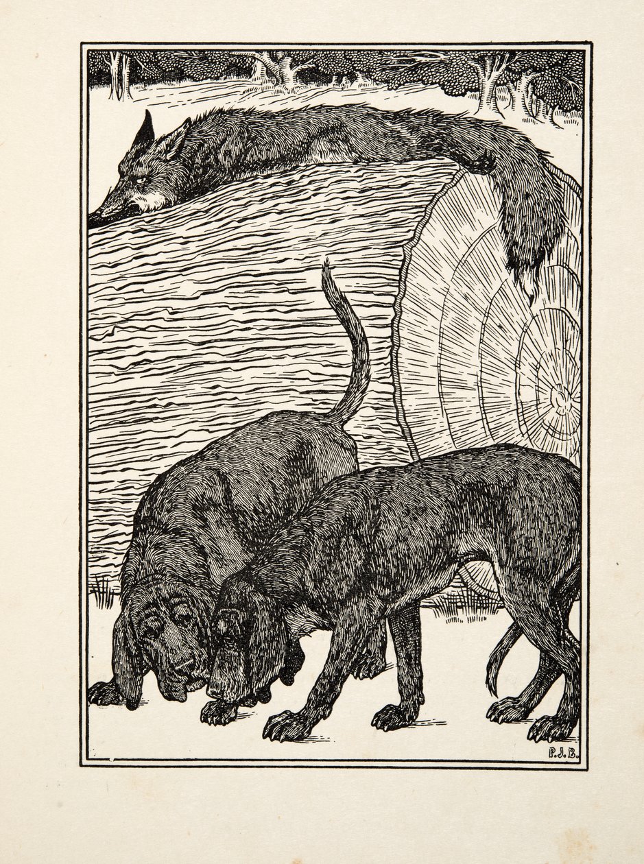 Ovela kuin kettu, sarjasta Sata anekdoottia eläimiä, pub. 1924 tekijältä Percy J. Billingshurst