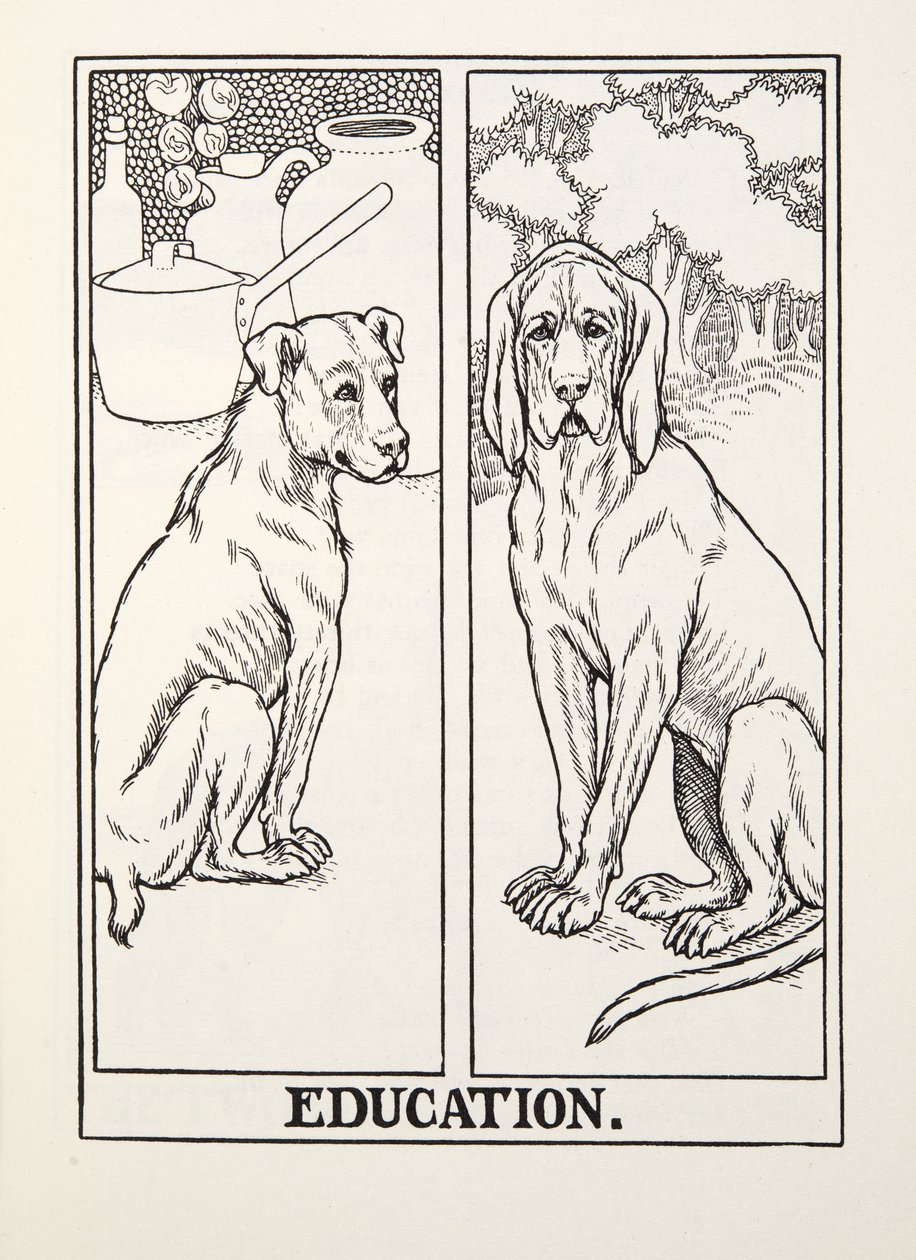 Kasvatus, Fontainen saduista, pub. 1905 tekijältä Percy J. Billingshurst