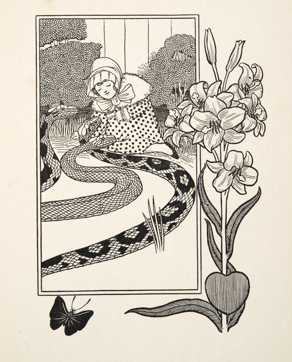 Infant Fascination, kirjasta A Hundred Anecdotes of Animals, pub. 1924 tekijältä Percy J. Billingshurst