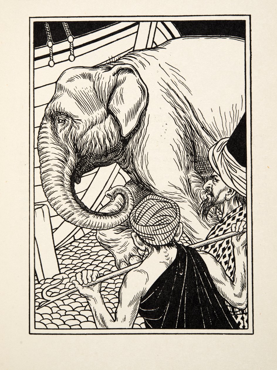 Noble Perseverance, sarjasta A Hundred Anekdootes of Animals, pub. 1924 tekijältä Percy J. Billingshurst