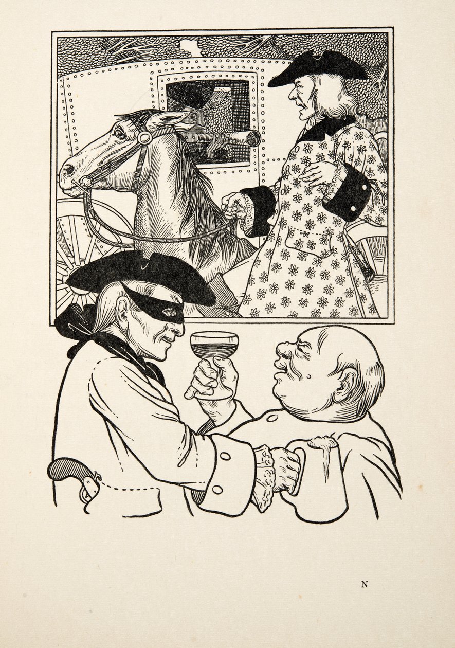 Vanhat tottumukset, sarjasta Sata anekdoottia eläimistä, pub. 1924 tekijältä Percy J. Billingshurst