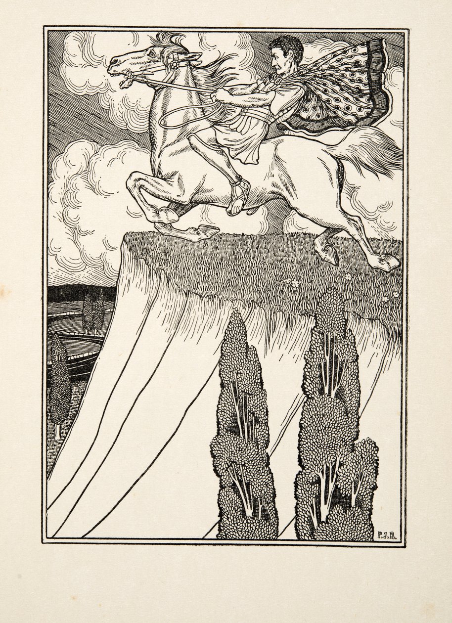 The Death of Antiochus Revenged, sarjasta A Hundred Anekdootes of Animals, pub. 1924 tekijältä Percy J. Billingshurst