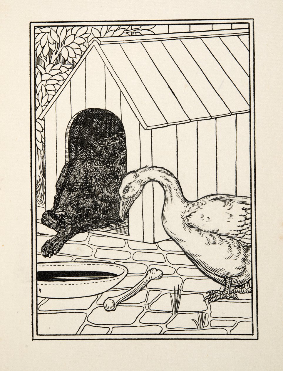 Koira ja hanhi, Sata anekdoottia eläimiä, pub. 1924 tekijältä Percy J. Billingshurst