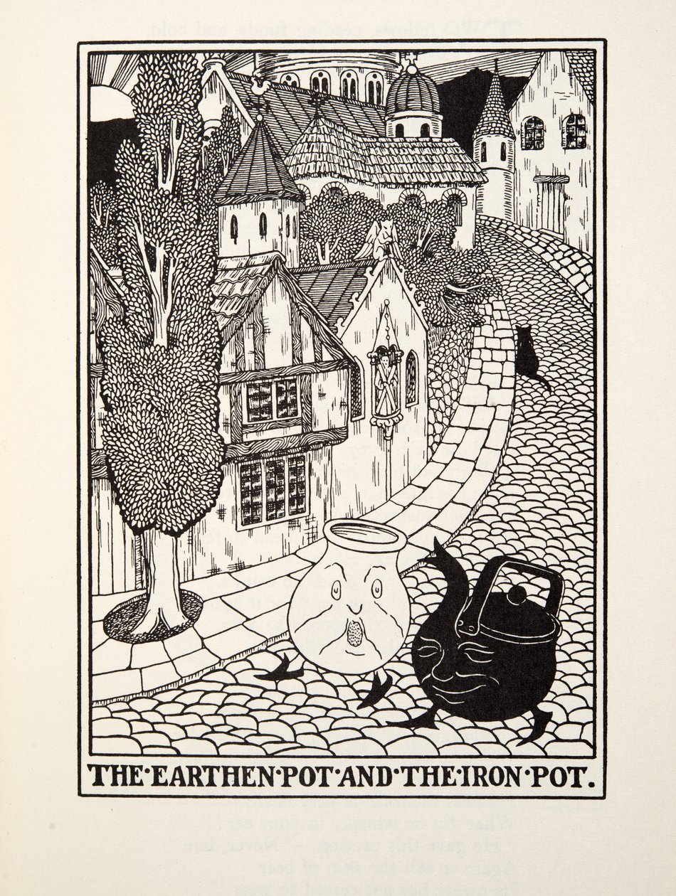 Maapata ja rautapata, Fontainen taruista, pub. 1905 tekijältä Percy J. Billingshurst