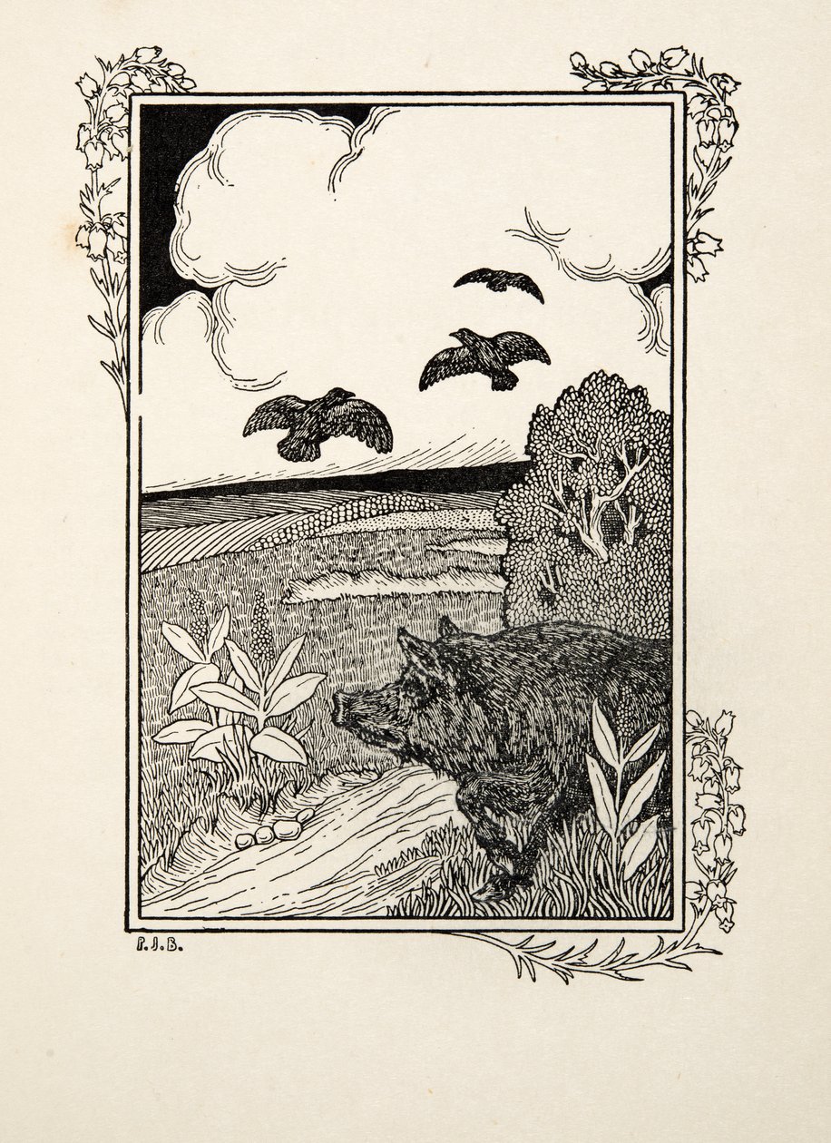 The Pig Pointer, sarjasta A Hundred Anekdootes of Animals, pub. 1924 tekijältä Percy J. Billingshurst