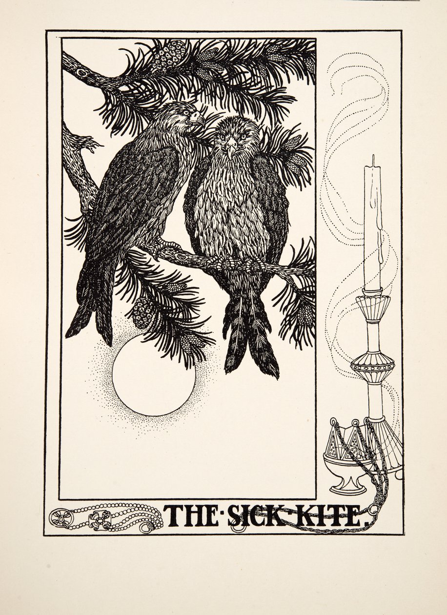 Sairas leija, julkaisusta A Hundred Fables of Aesop, pub.1903 tekijältä Percy J. Billingshurst