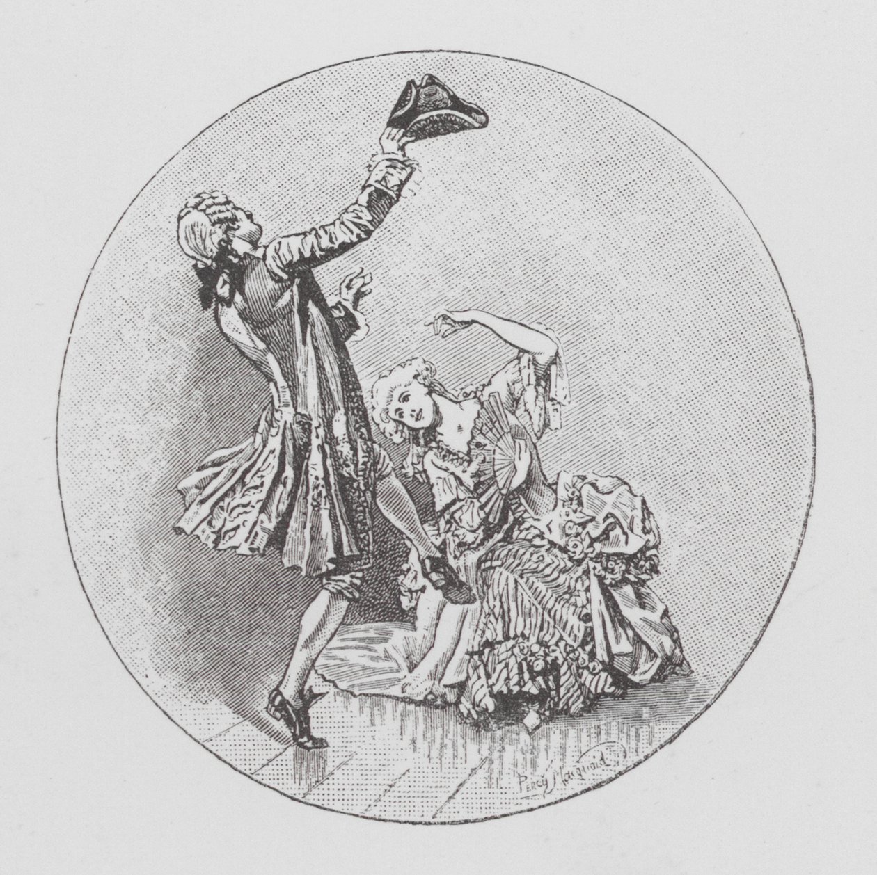 Tanssi (litho) tekijältä Percy Macquoid