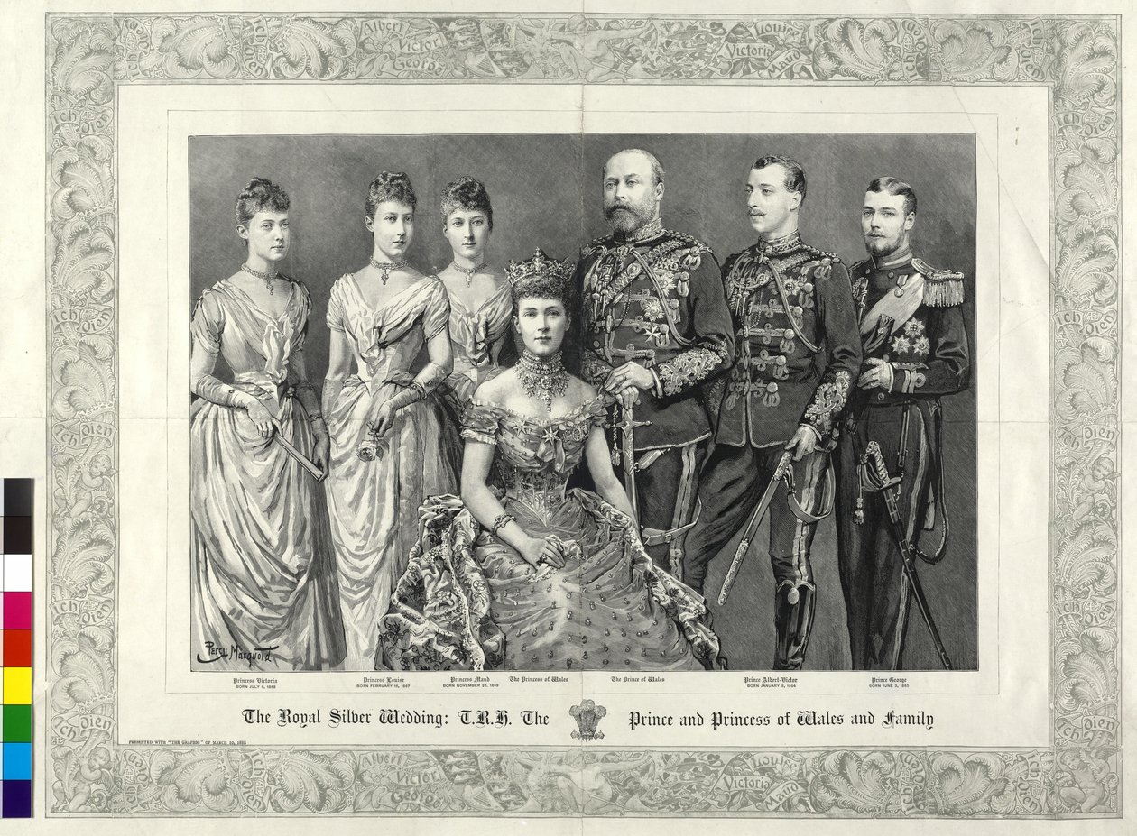 Englannin myöhempi kuningas Englannin kuningasperhe 1888 tekijältä Percy Macquoid