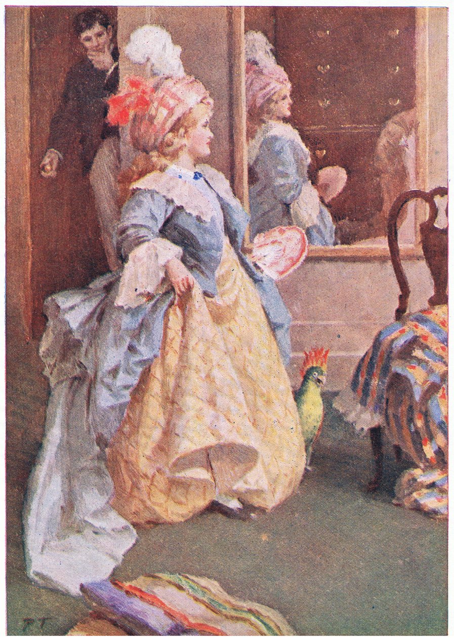 Hän käveli vakavasti edestakaisin Associated Newspapers Limitedin julkaisemasta Little Women -julkaisusta, n. 1940 (väri litho) tekijältä Percy Tarrant