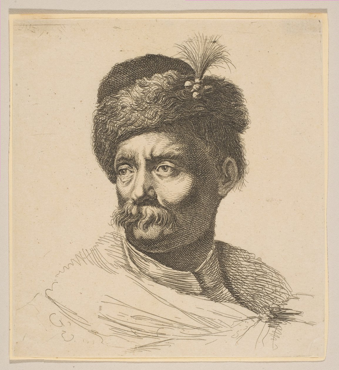 Puolalaisen rintakuva, vuoden 1641 jälkeen. tekijältä Peregrine Lovell