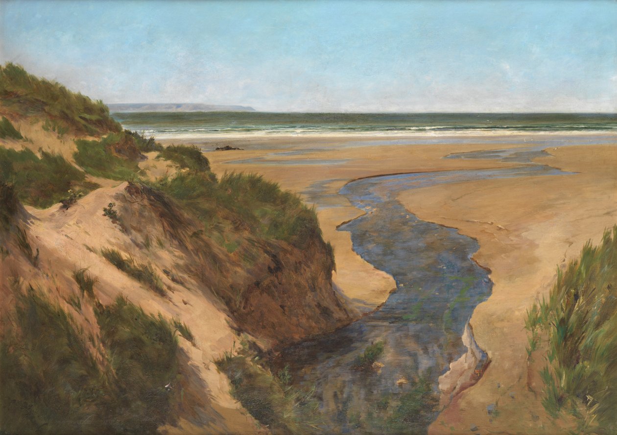 Croyde Sands, Summertime (öljy kankaalle) tekijältä Peregrine Mulvogue Feeney