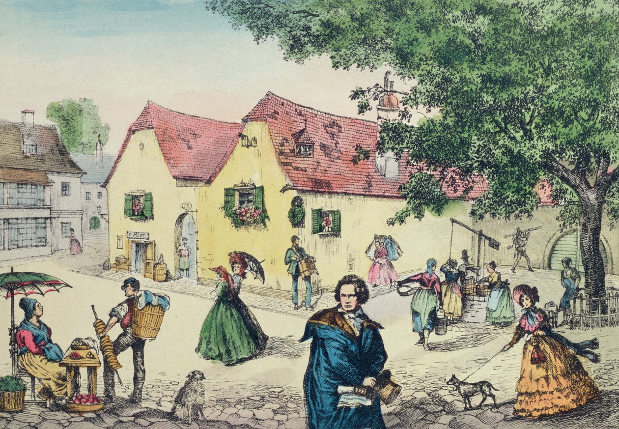 Heiligenstadt Testament House Wienissä, jossa Beethoven asui yrittääkseen parantaa kuurouttaan tekijältä Perger