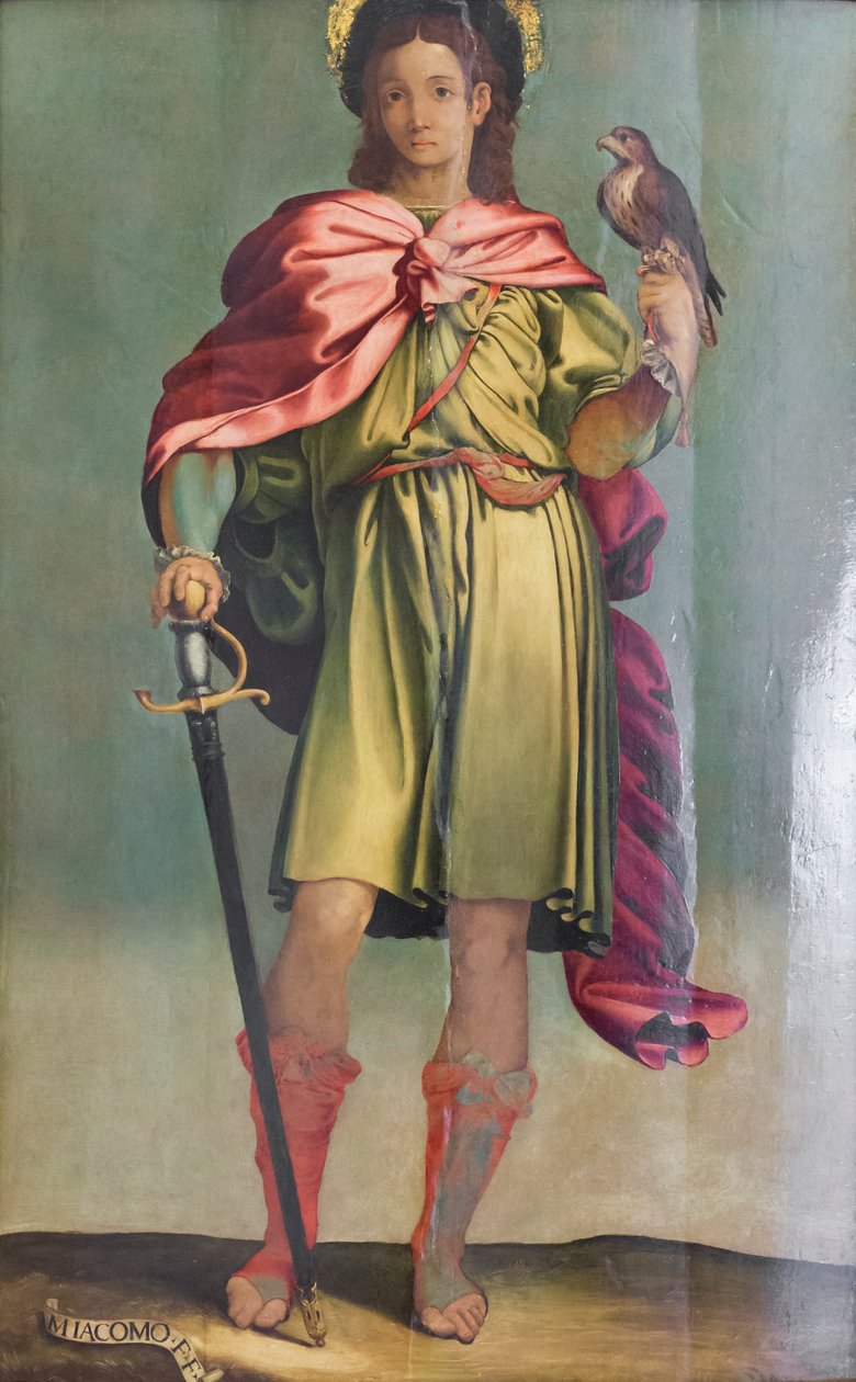 St. Julian the Hospitaller tekijältä Perino del (1501 47) Vaga