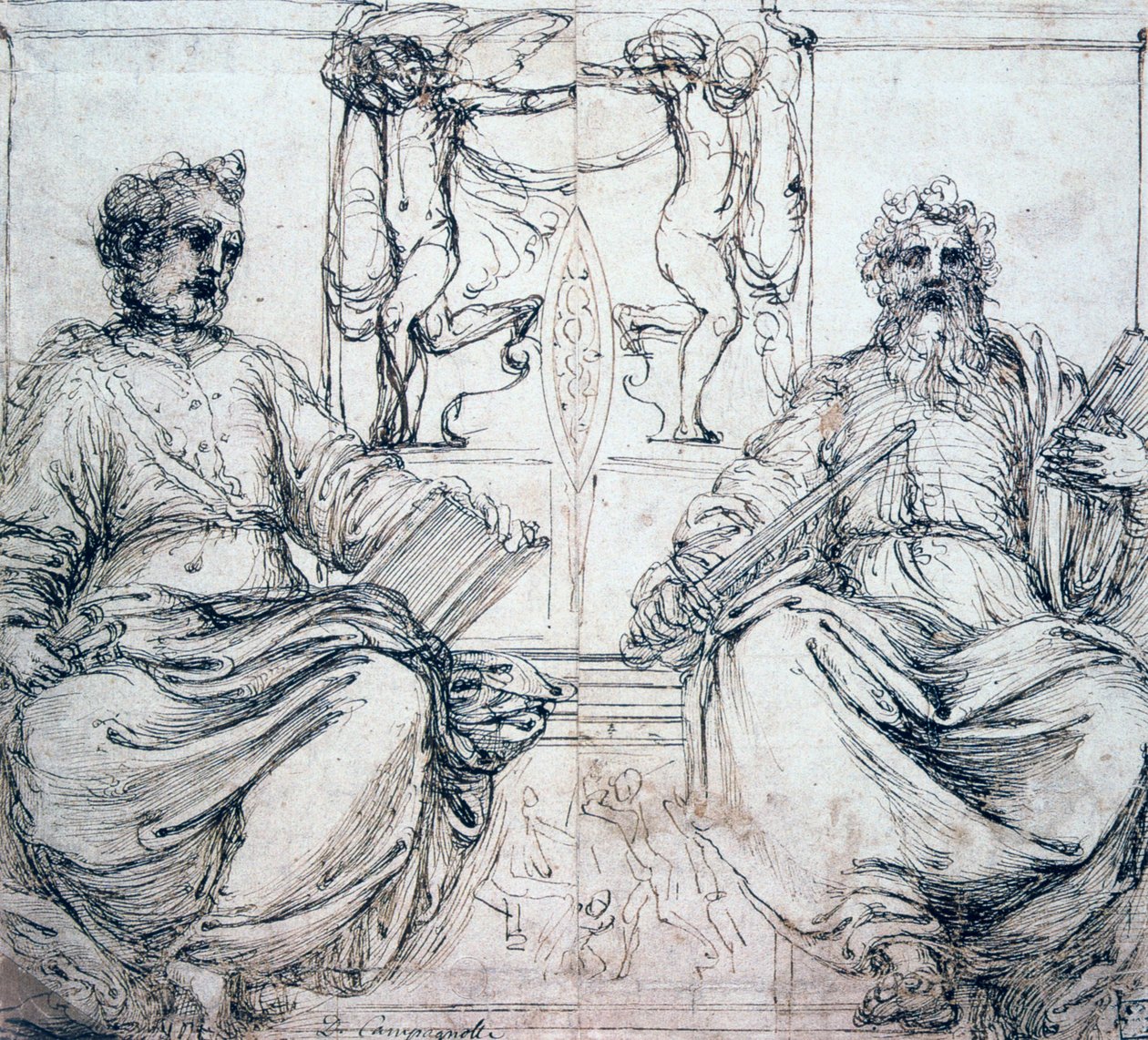 St Pierre ja St Paul, 1500-luku. tekijältä Perino del Vaga