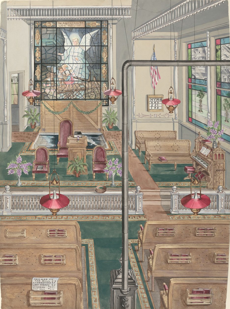 Baptistikirkko, 1901 tekijältä Perkins Harnly