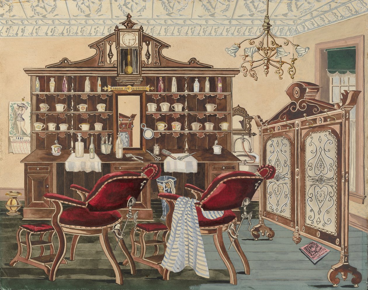 Parturi, 19351942. tekijältä Perkins Harnly