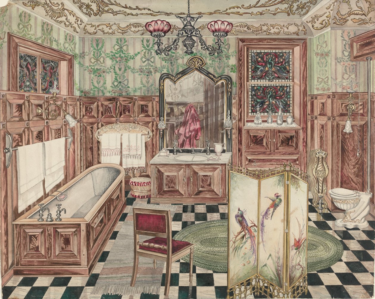 Kylpyhuone, 19351942. tekijältä Perkins Harnly