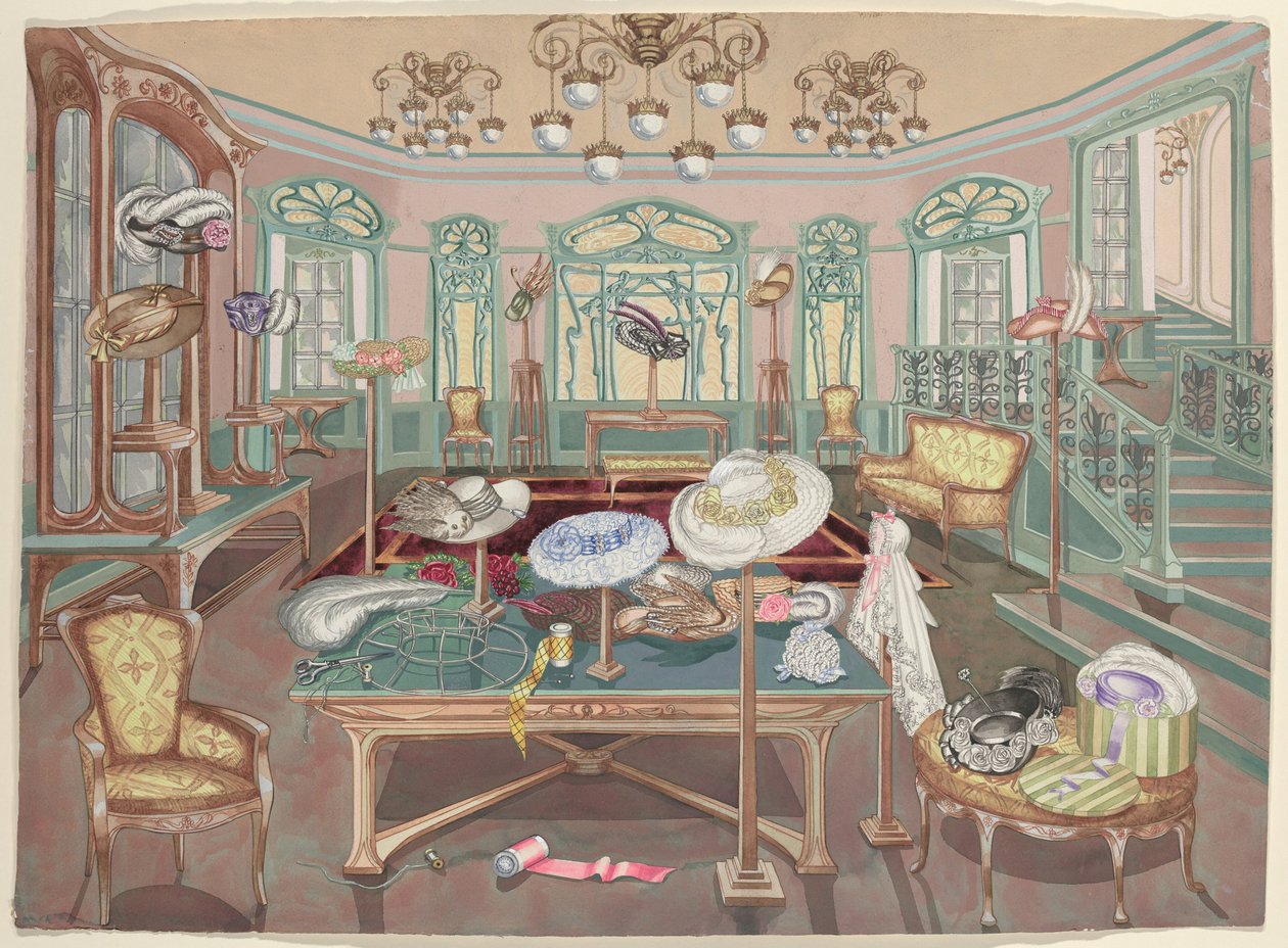 Millinery Shop, 1905 tekijältä Perkins Harnly