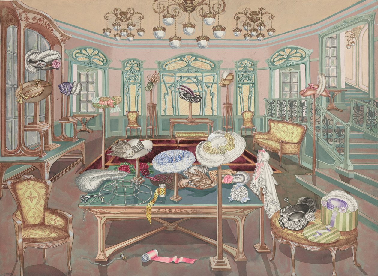 Millinery Shop, 1905, 19351942. tekijältä Perkins Harnly