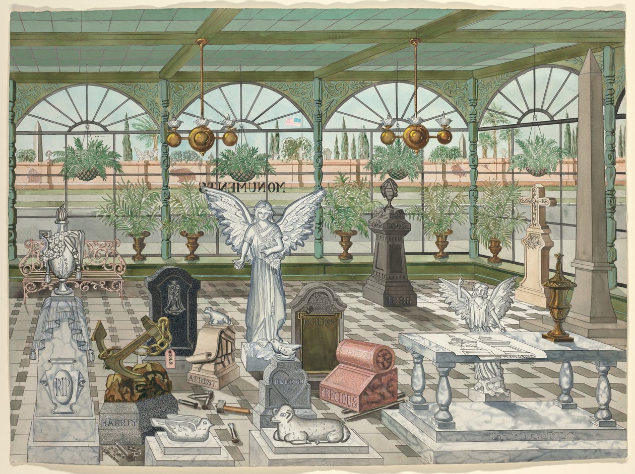 Monument Display Room, 1888, 19351942. tekijältä Perkins Harnly