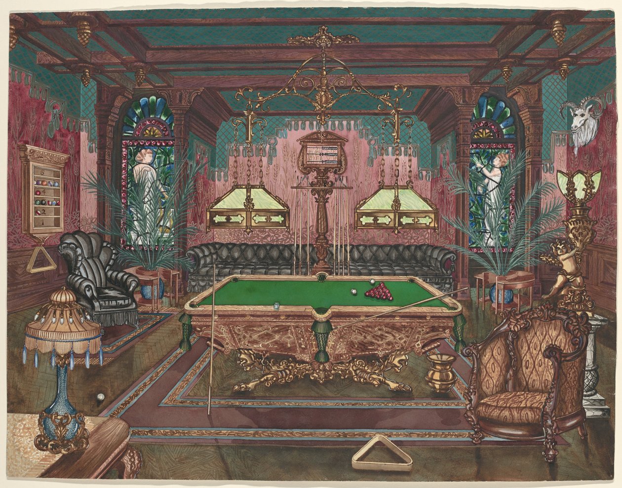 Allashuone, 1890 tekijältä Perkins Harnly