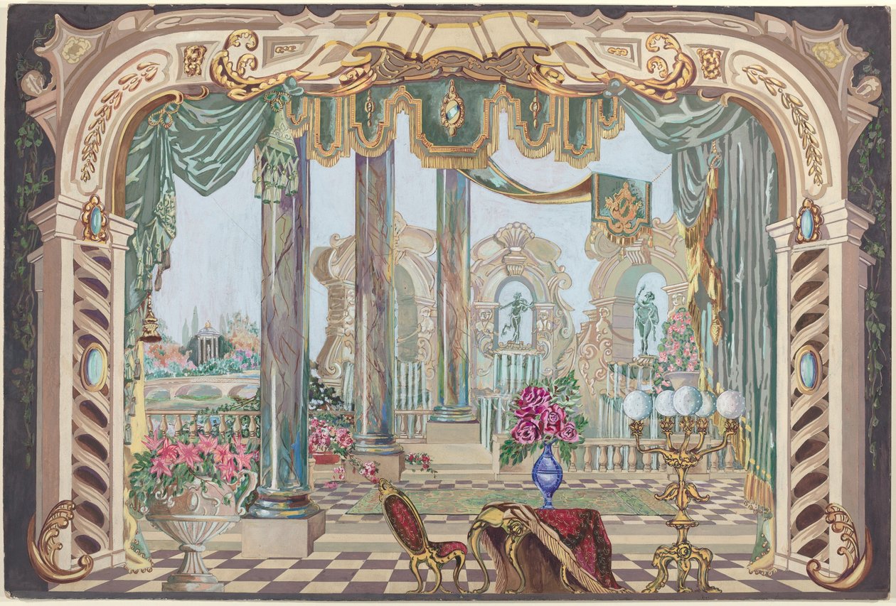 Stage Backdrop, 19351942. tekijältä Perkins Harnly