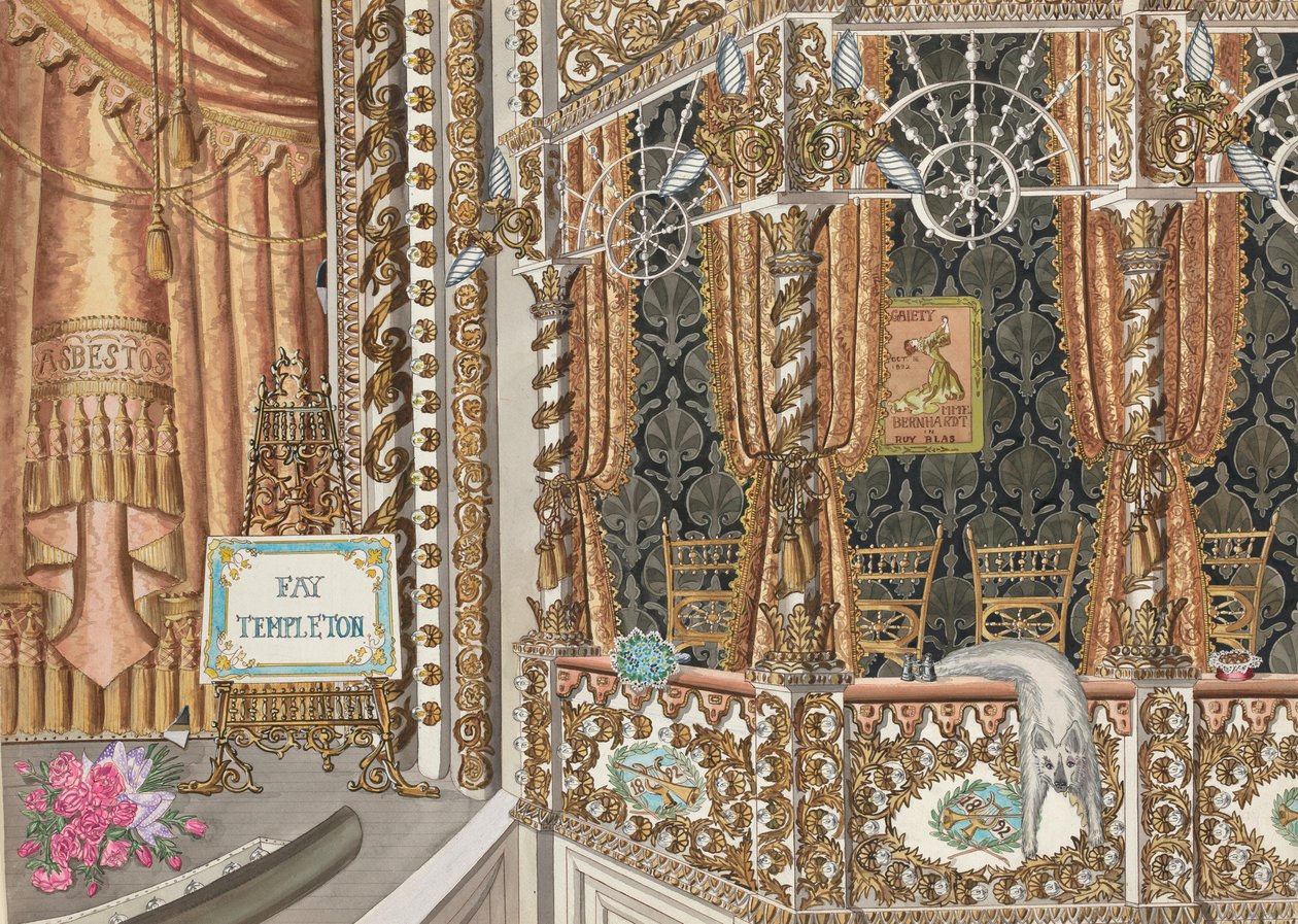 Teatterilaatikko, 1892, n. 1947. tekijältä Perkins Harnly