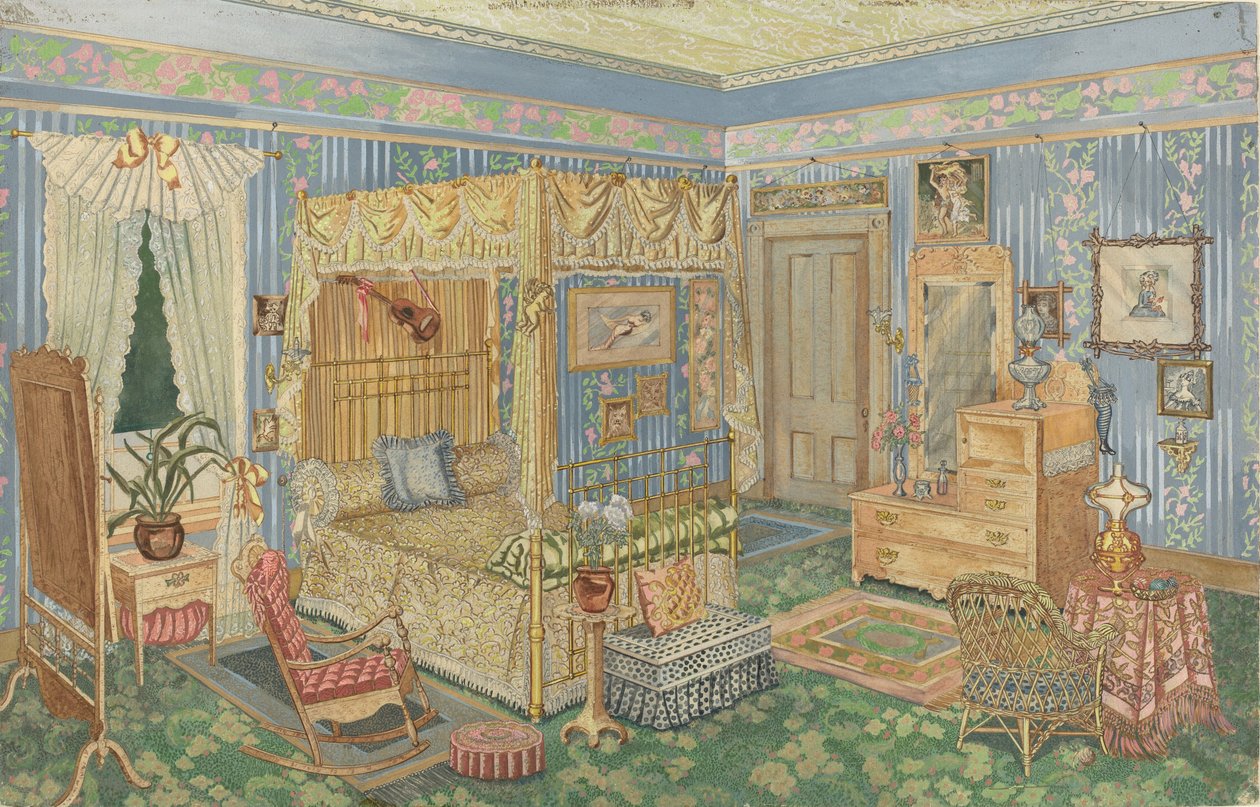 Naisen makuuhuone, 19351942. tekijältä Perkins Harnly