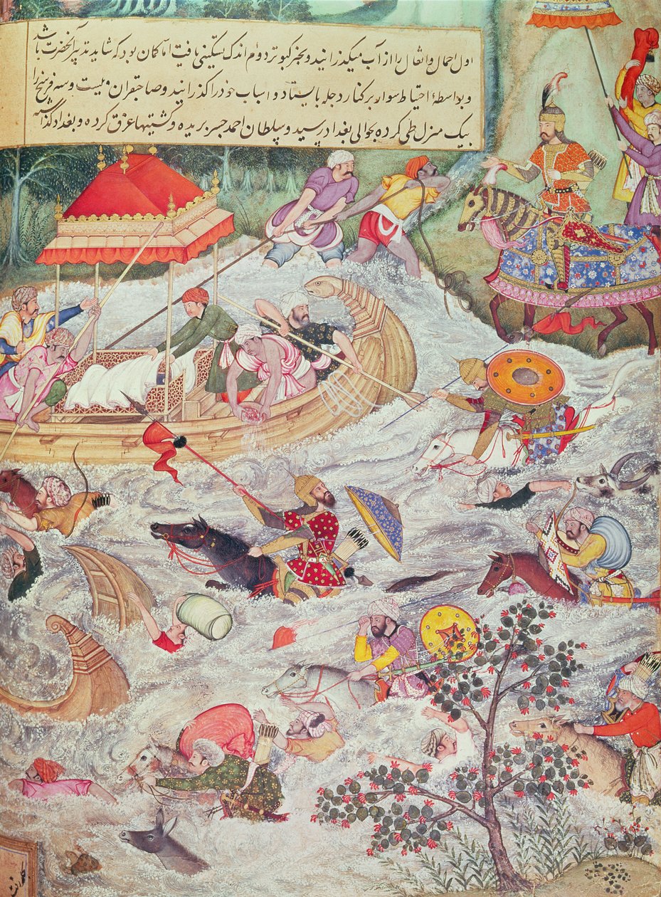 Kuva Timurin jälkeläisten historiasta tekijältä Persian School