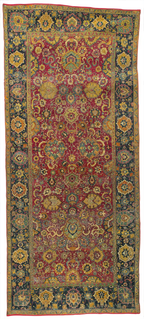 Isfahan-matto, Keski-Persia, 1600-luvun ensimmäinen neljännes tekijältä Persian School