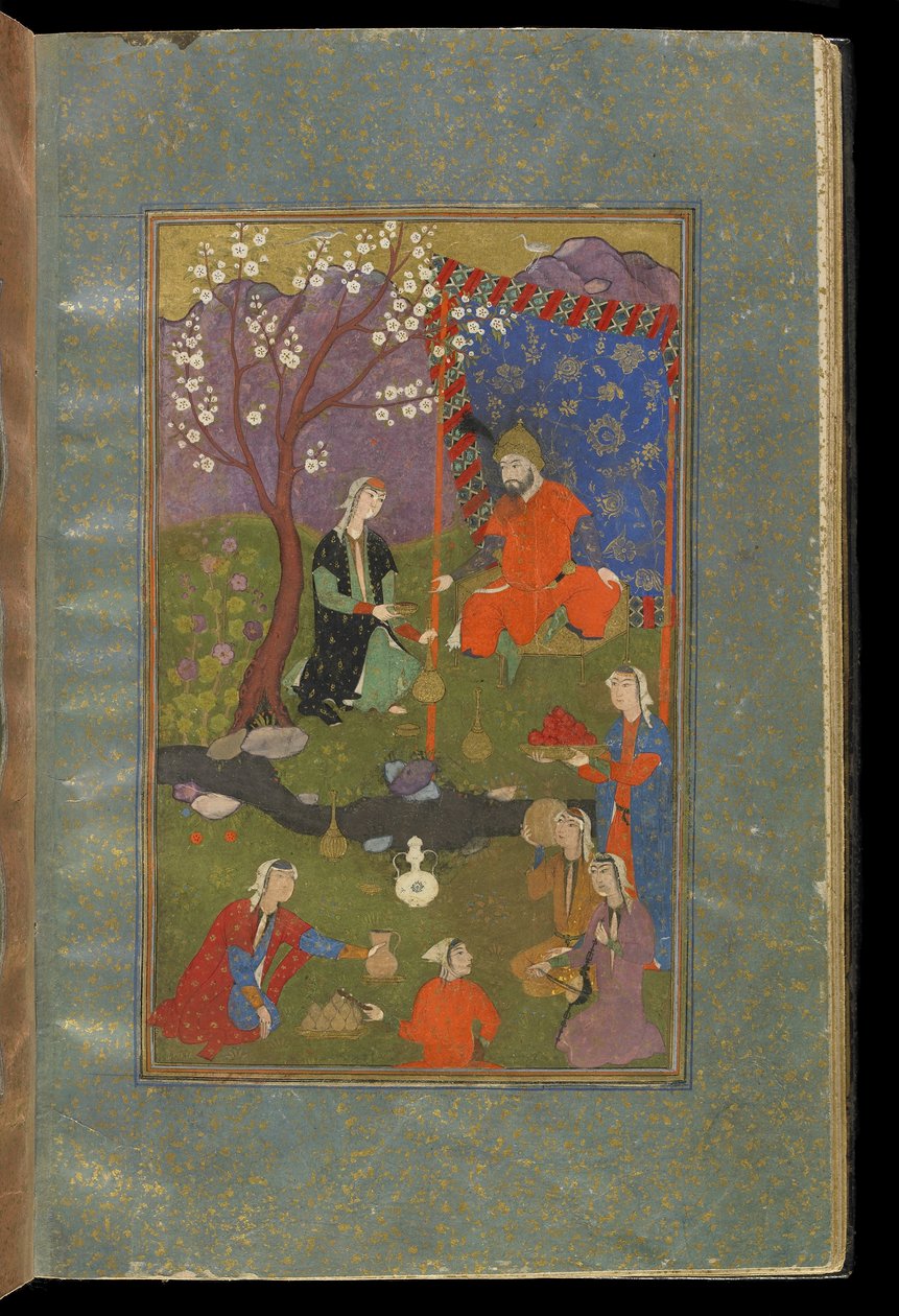 Jamshid in Khurshid, noin 1600 tekijältä Persian School