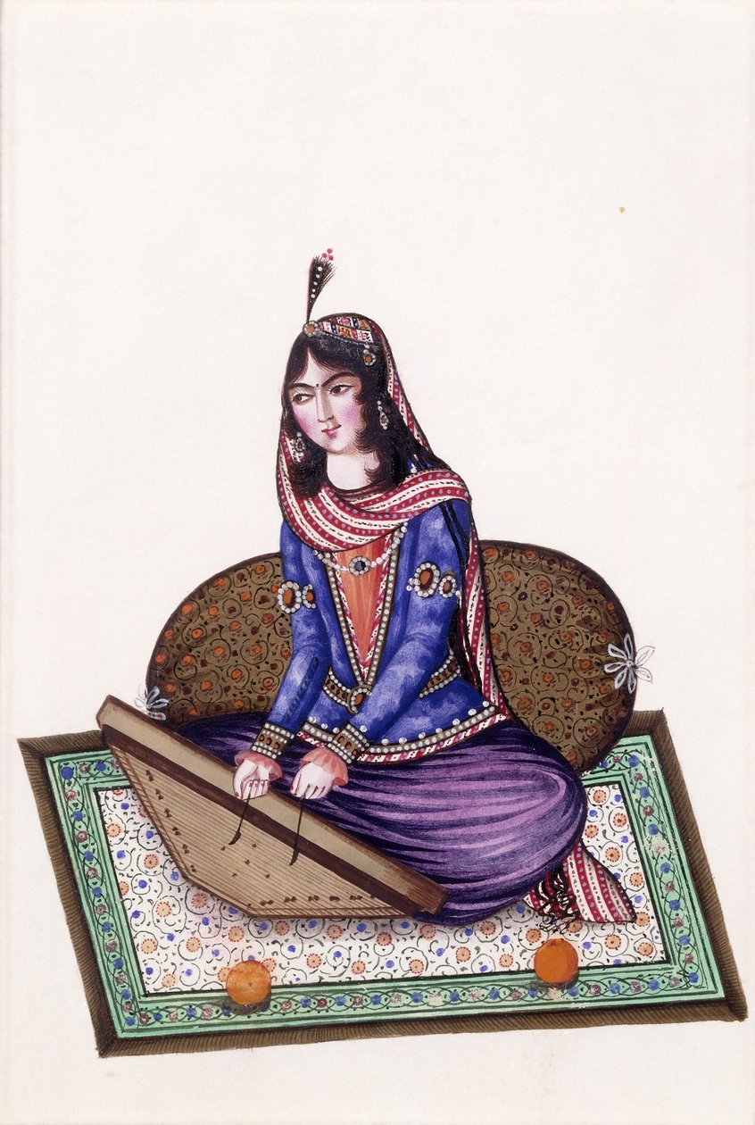 Muusion muotokuva, 1800-luku tekijältä Persian School