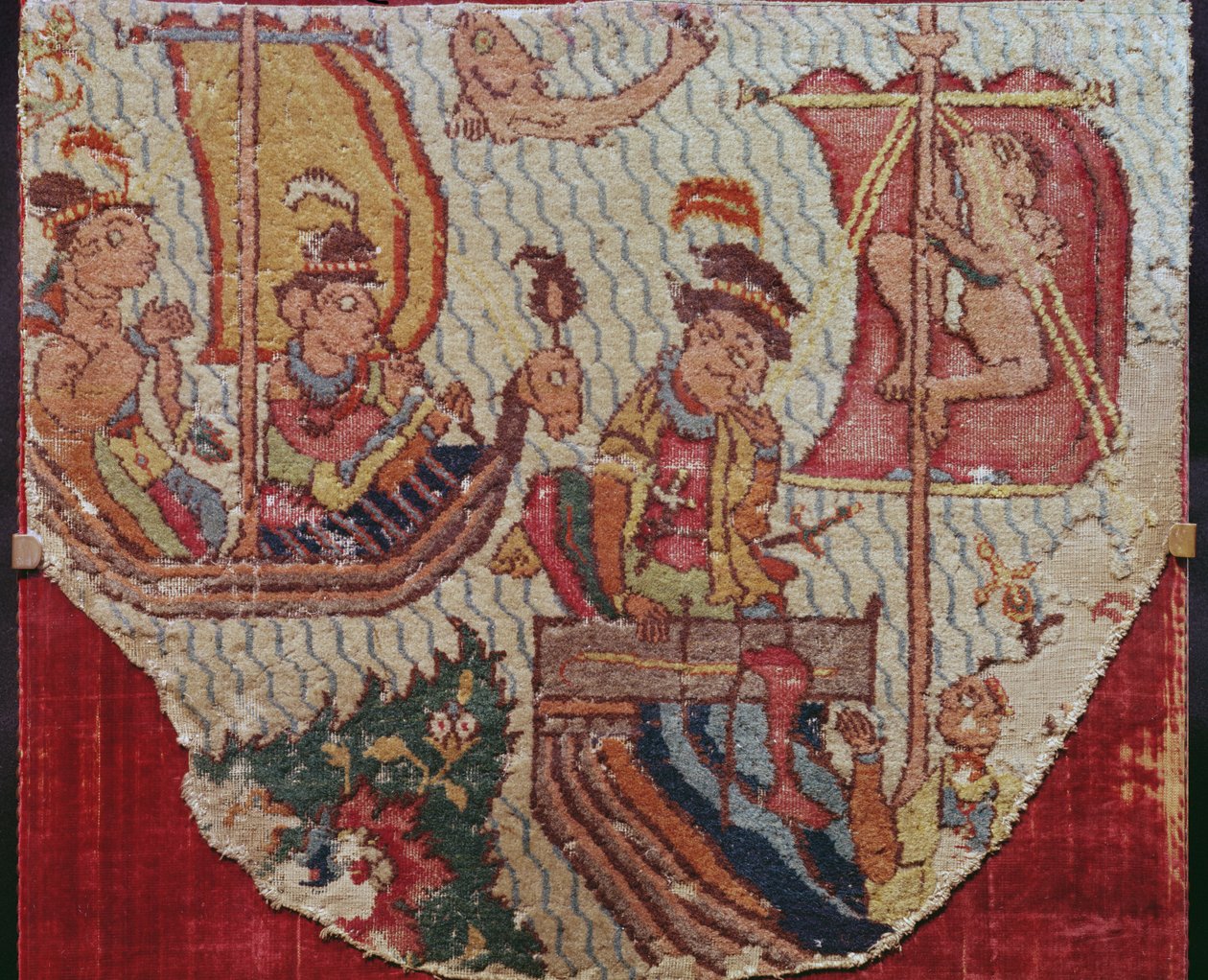 Matto indoportugalilaisilla kuvioilla, Safavid-dynastia tekijältä Persian School