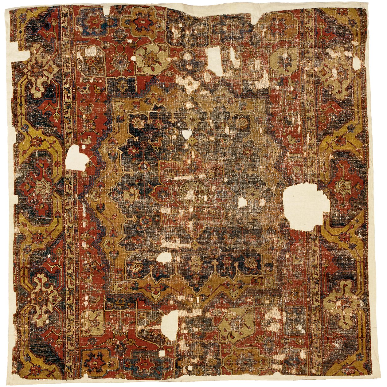 Tabrizin medaljonki ja cartouche-maton fragmentti, Luoteis-Persia, 1500-luvun toinen puoli tekijältä Persian School