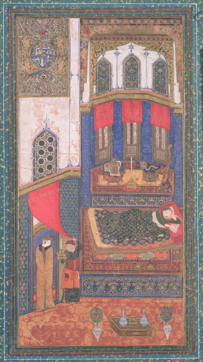 Huonekalut ja erilaiset esineet 1100- ja 1300-luvuilta tekijältä Persian School