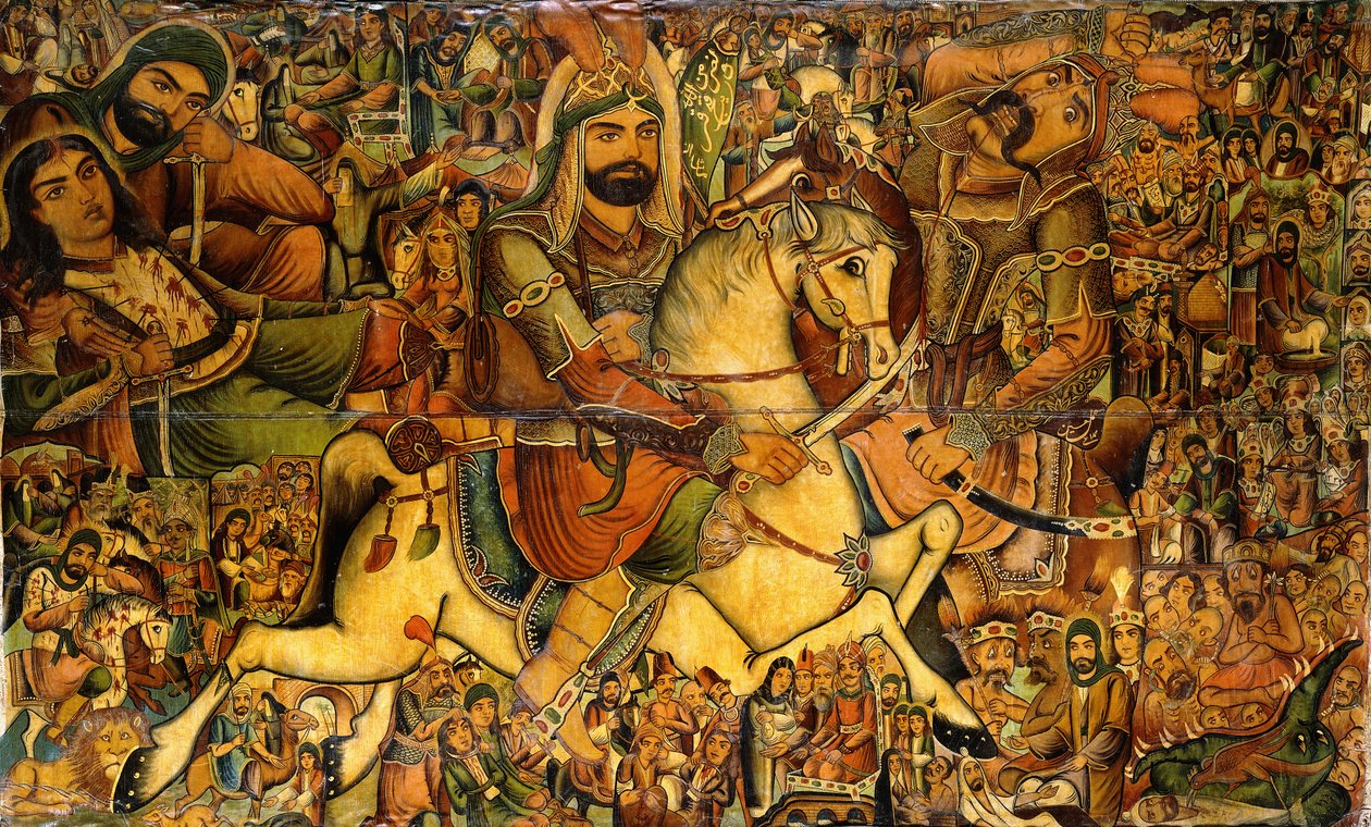 Karbalan taistelu, 1800-luku tekijältä Persian School