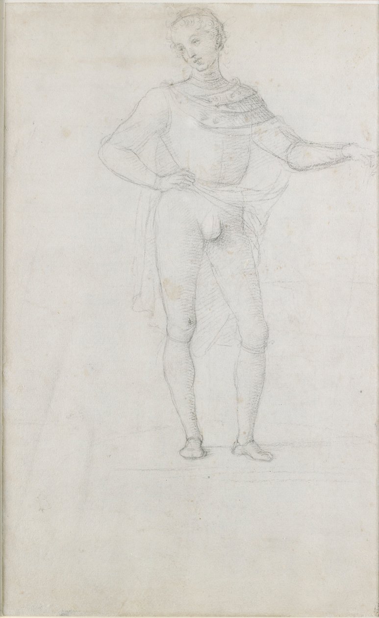 Tutkimus hahmosta tiekien palvonnassa, c1470-1520 tekijältä Perugino