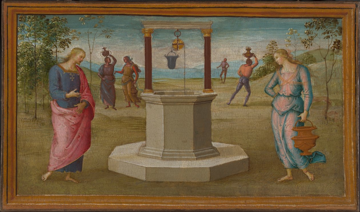 Kristus ja Samarian nainen tekijältä Perugino