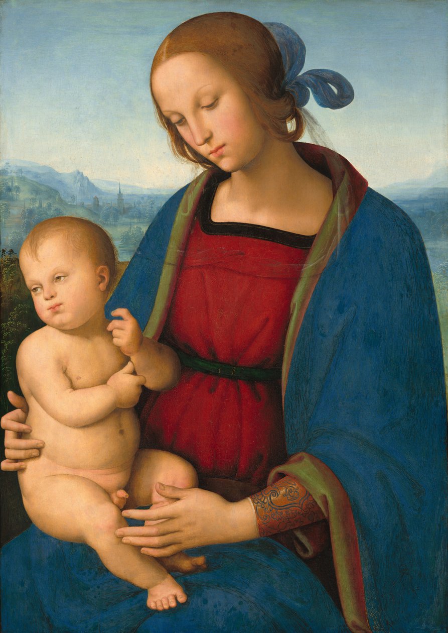 Madonna ja lapsi, n. 1500. tekijältä Perugino