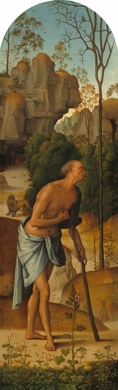 Ristiinnaulitseminen Neitsyen, Pyhän Johanneksen, Pyhän Hieromuksen ja Pyhän Maria Magdaleenan kanssa..., n. 14821485 tekijältä Perugino
