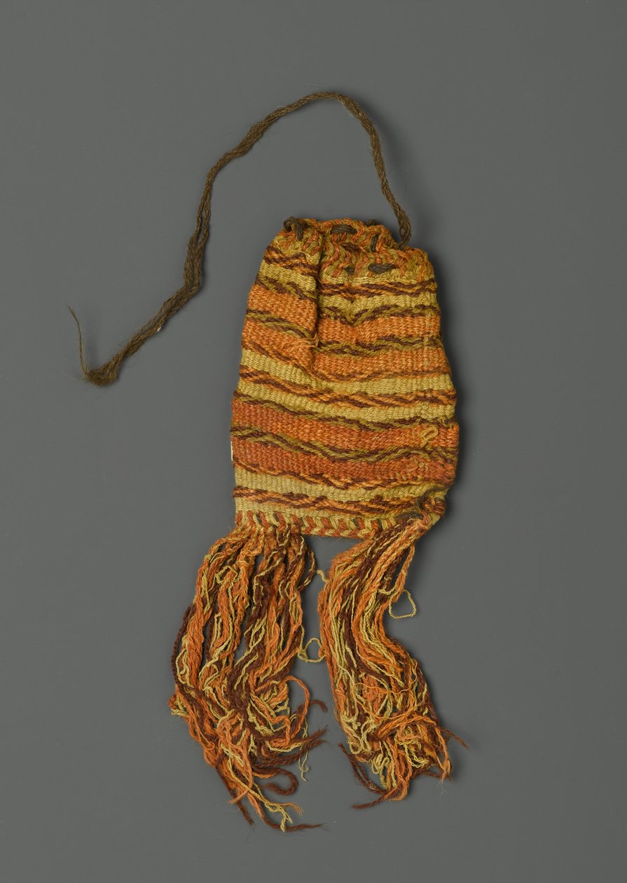 Coca Bag, Perun etelärannikolta, 1000-1500 (kangas) tekijältä Peruvian School