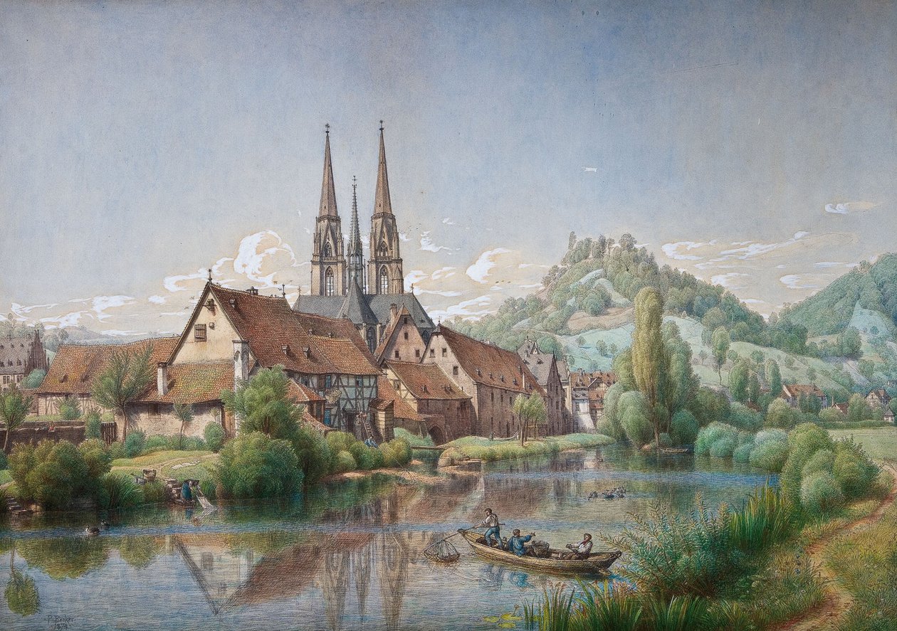 Blick auf Marburg tekijältä Peter Becker