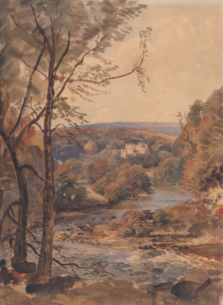 Barden Tower, Yorkshire tekijältä Peter de Wint