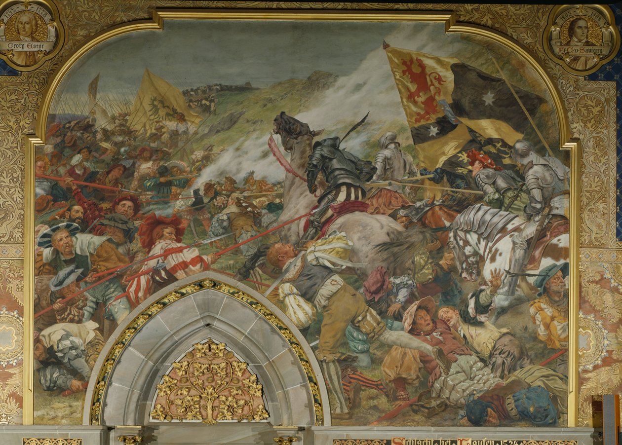 Lauffenin taistelu 1534, 1903 tekijältä Peter Johann Theodor Janssen